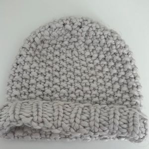 Free People Knit Beanie Gray O/S